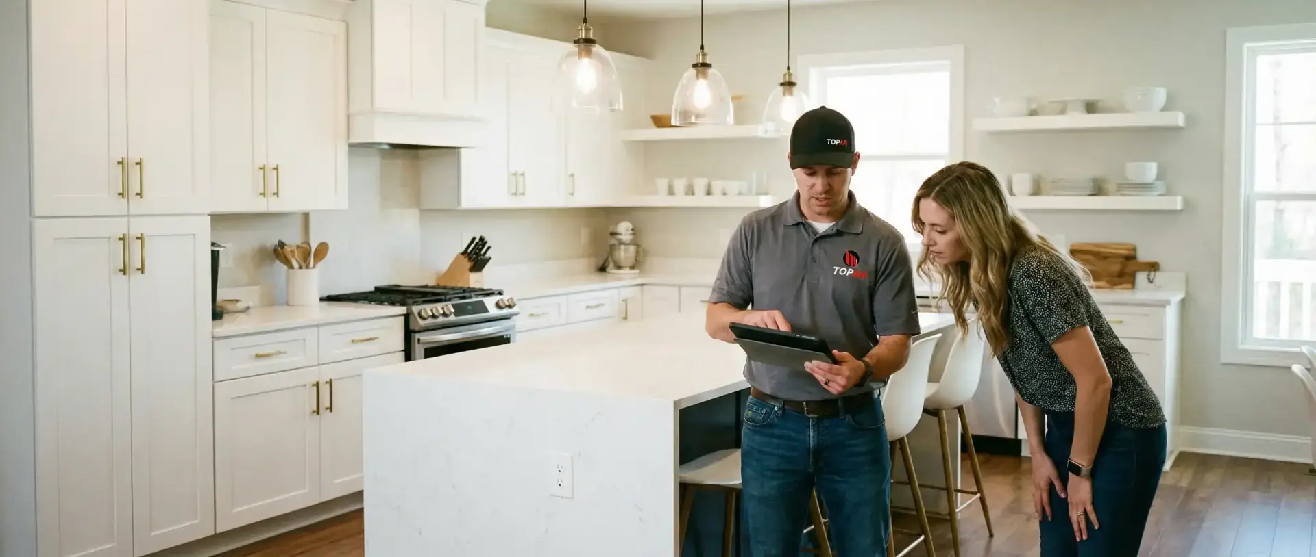 Technician performing same-day appliance repair in San Jose Bay Area