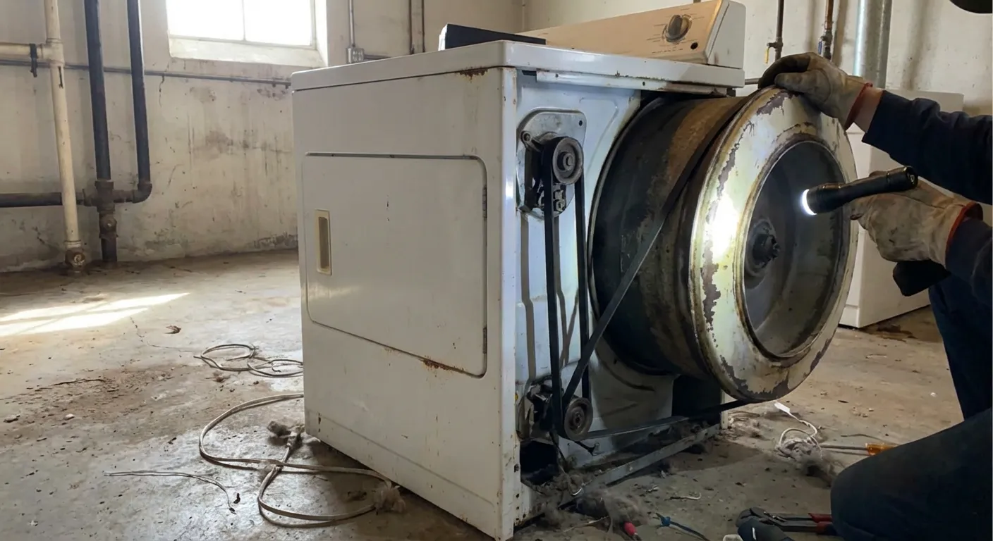 Dryer Making Grinding Noise — Causes and Fixes